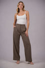 Pleated Wide-Leg Trousers – Default