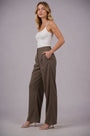 Pleated Wide-Leg Trousers – Default