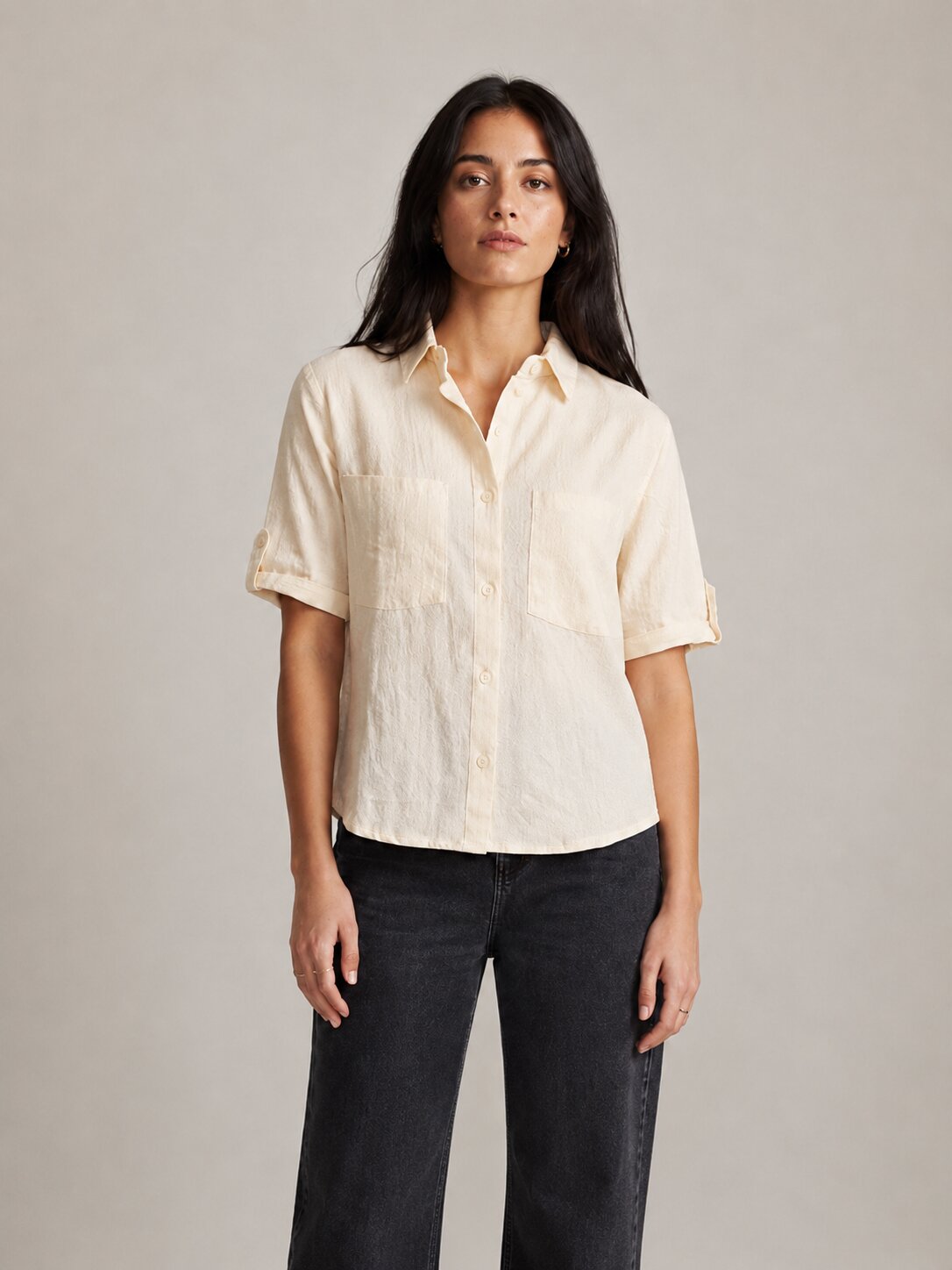 Classic Cotton Shirt – Off White
